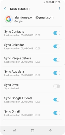 Press the Home key to return to the home screen.