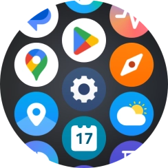 Press the settings icon.