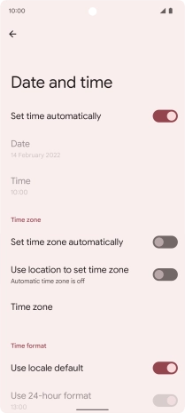 Press the indicator next to Press the indicator next to