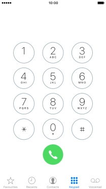 Press Voicemail and follow the instructions from your voicemail.