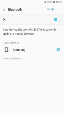 Press the Home key to return to the home screen.