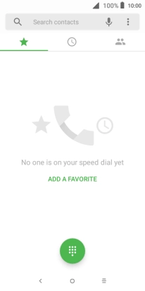 Press the menu icon.