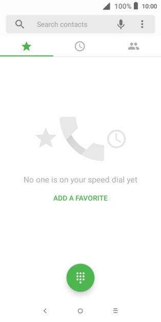 Press the menu icon.