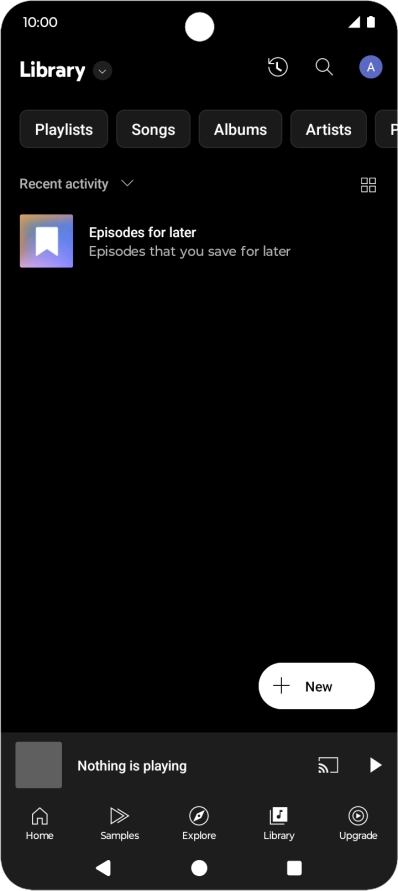 Press the drop down list.