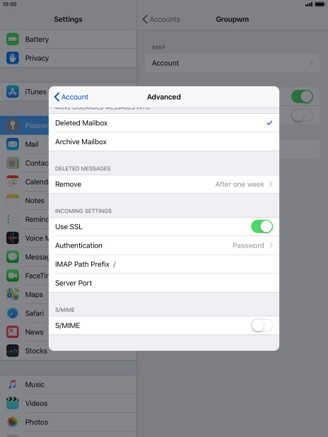 Press the indicator next to Press the indicator next to