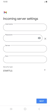 Press the field below 