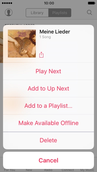 Press Make Available Offline.