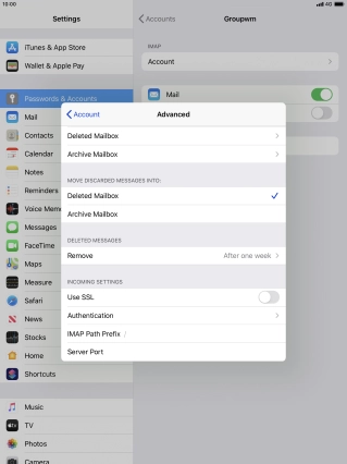 Press Authentication.