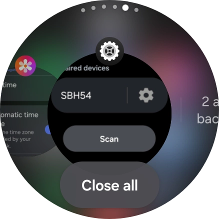 To end one running application, slide your finger upwards on the required application.