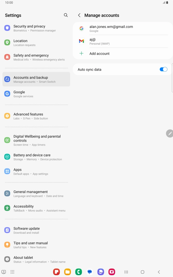 Press the Home key to return to the home screen.