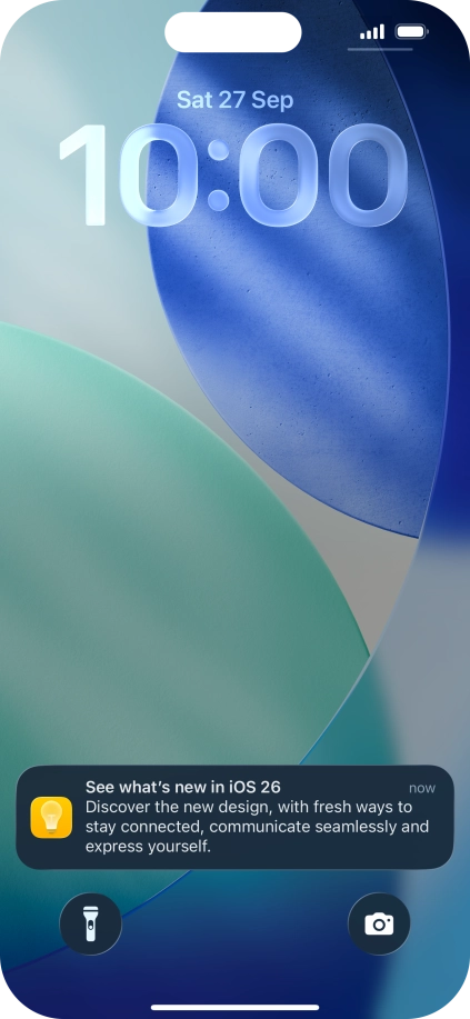 Press the required notification and follow the instructions on the screen to use the selected function.