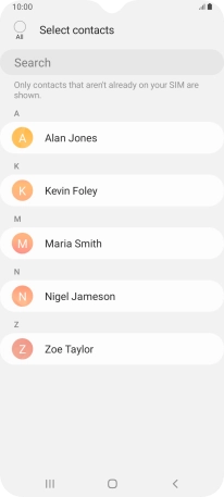 Press the field above 