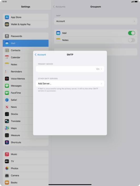 Press the field below 