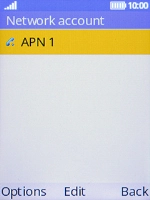 Press the Left selection key.