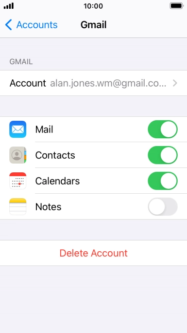 Press the Home key to return to the home screen.