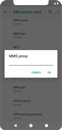 Key in 10.202.002.060 and press OK.