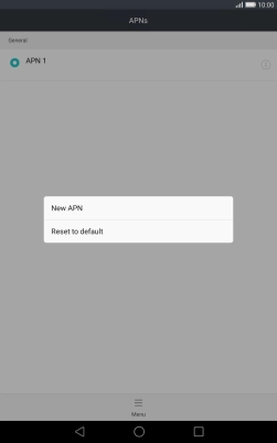 Press New APN.