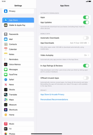 Press the indicator next to Press the indicator next to