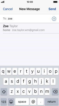 Press the required contact.