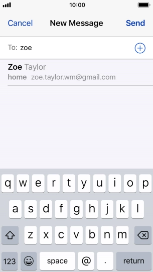 Press the required contact.