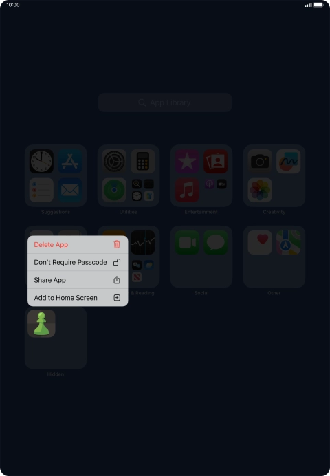 Press Don't Require Passcode.