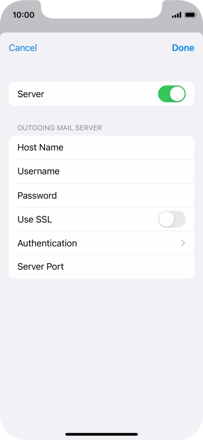 Press Authentication.