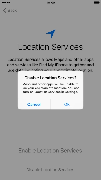 If you turn off the function, press OK.