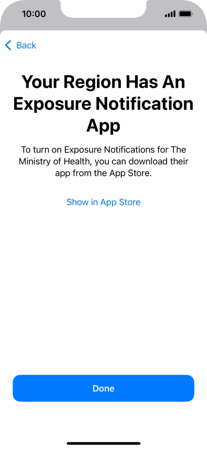 Press Show in App Store and follow the instructions on the screen to download and install the app.