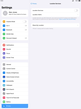 Press the indicator next to Press the indicator next to