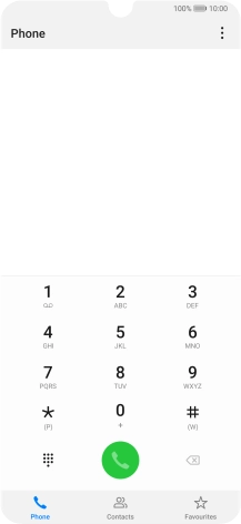 Press the menu icon.