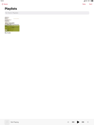 Press the required playlist.