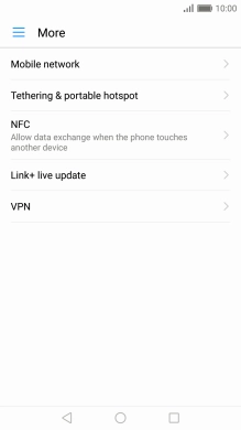 Press Mobile network.