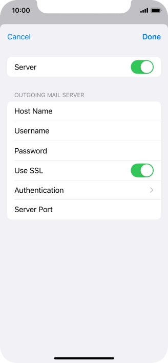 Press Authentication.