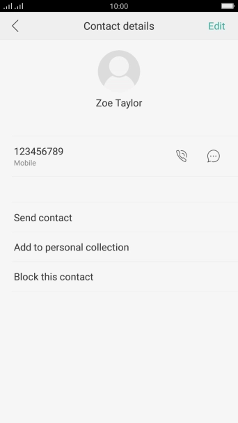 Press the Home key to return to the home screen.
