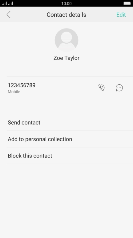 Press the Home key to return to the home screen.