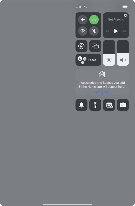 Press the sound mode icon to turn silent mode on or off.