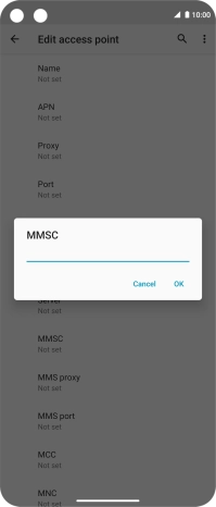 Key in http://pxt.vodafone.net.au/pxtsend and press OK.