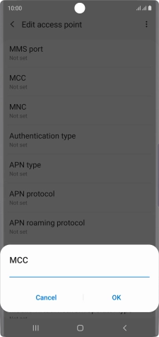 Key in 505 and press OK.