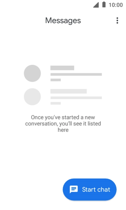 Press Start chat. Press Start chat.