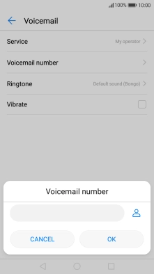 Key in +61414121121 and press OK.
