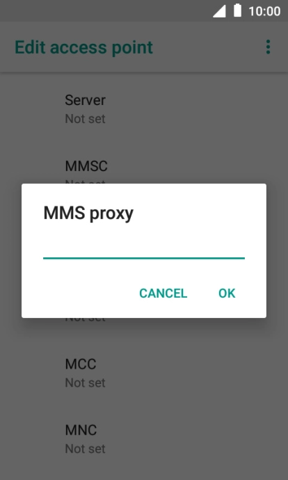 Key in 10.202.002.060 and press OK. Key in 10.202.002.060 and press OK.