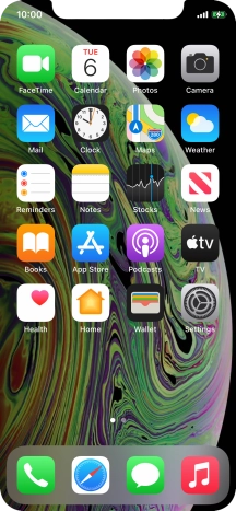 When the battery charging icon is displayed, the battery is charging.