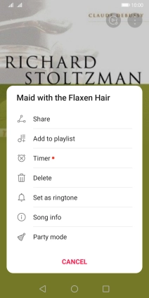 Press Add to playlist.