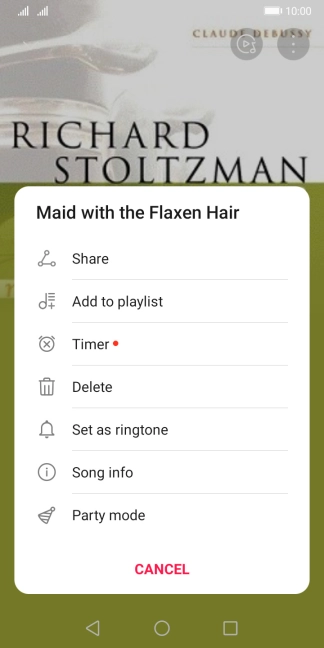 Press Add to playlist.