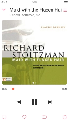 Press arrow right to go to the next audio file.