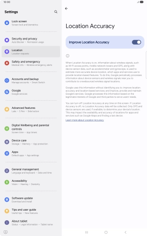 If you press the indicator next to 