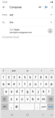 Press the required contact.