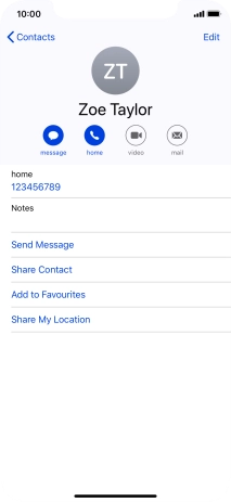 Slide your finger upwards starting from the bottom of the screen to return to the home screen.
