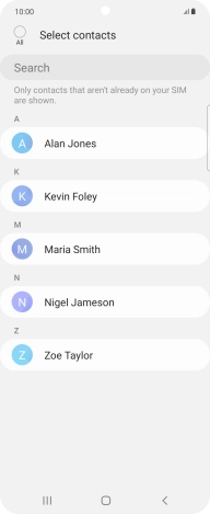 Press the field above 