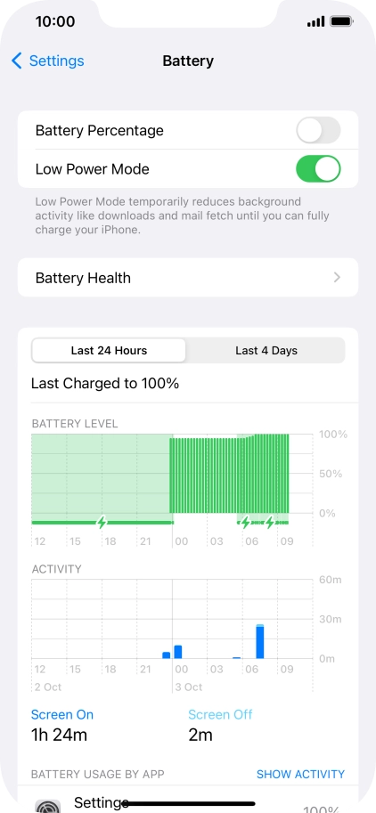 Slide your finger upwards starting from the bottom of the screen to return to the home screen.